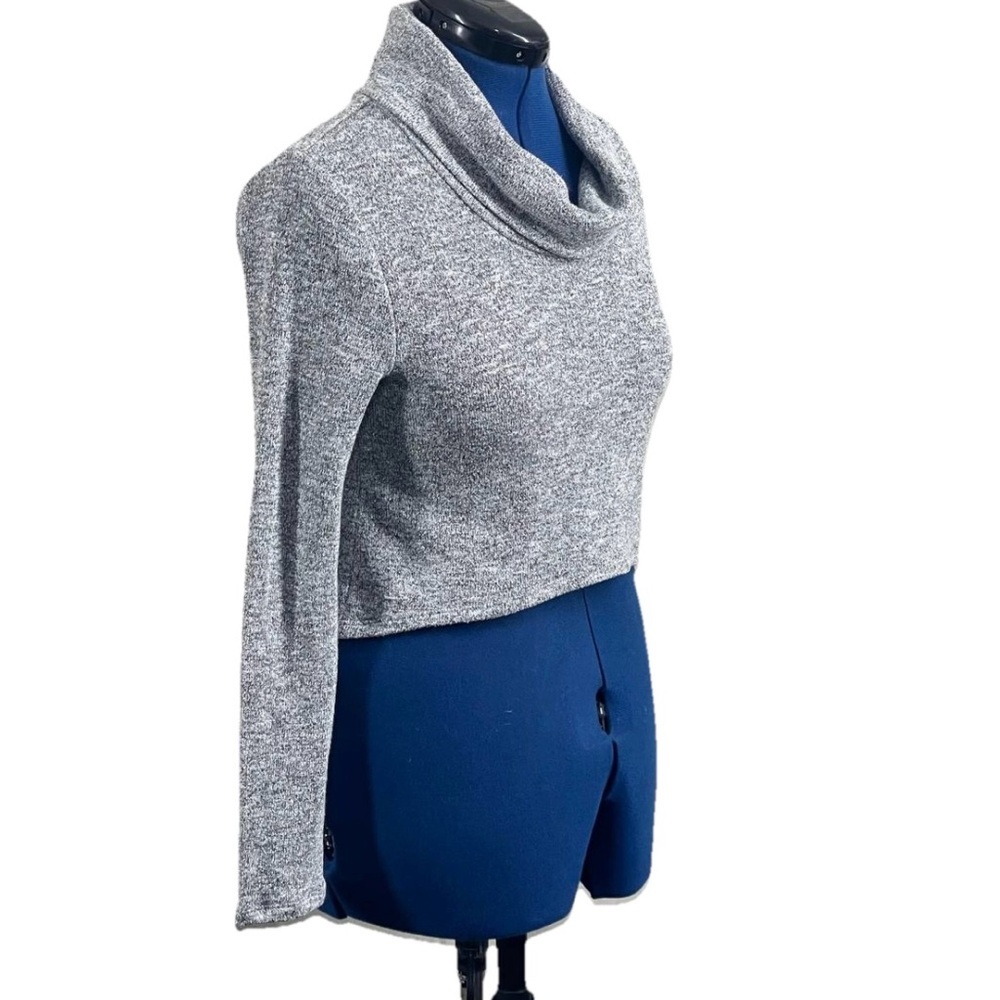 WHBM White House Black Market Silver Cowl Neck Sweater & Tank Women's Size XS
